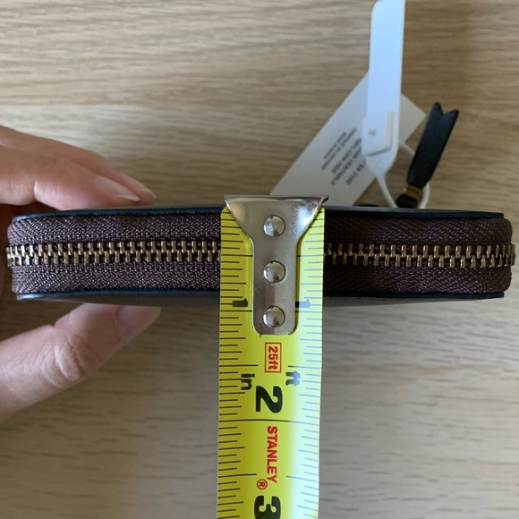 *SOLD* Comme des Garcons SA2100 Compact Zip Around Arecalf Bifold Wallet, Brown - Picture 17 of 17